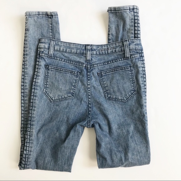 Carmar Quilted Skinny Moto Jeans Size 27 - Picture 2 of 7